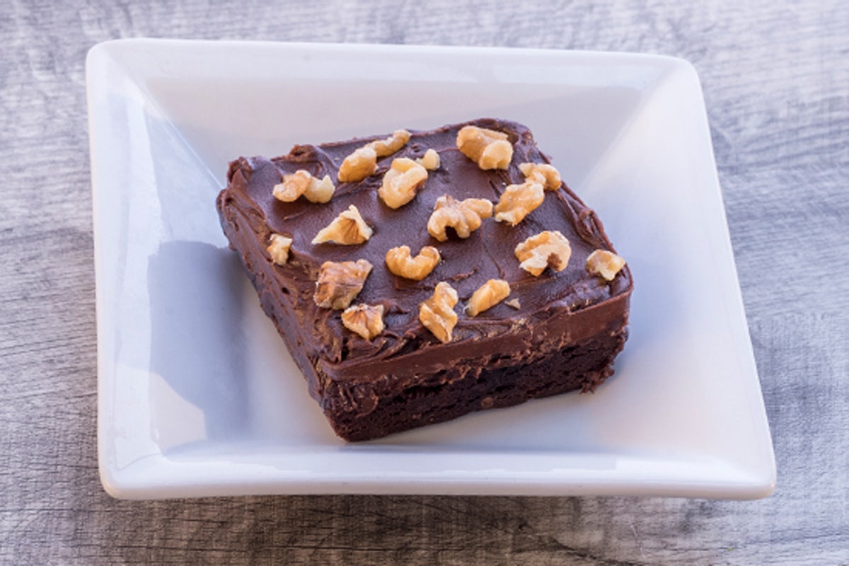 Order Chocolate Walnut Brownie food online from Perkins store, Des Moines on bringmethat.com