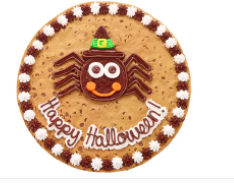 Order Happy Halloween Spider HF2565 food online from Cookie Co store, Longview on bringmethat.com