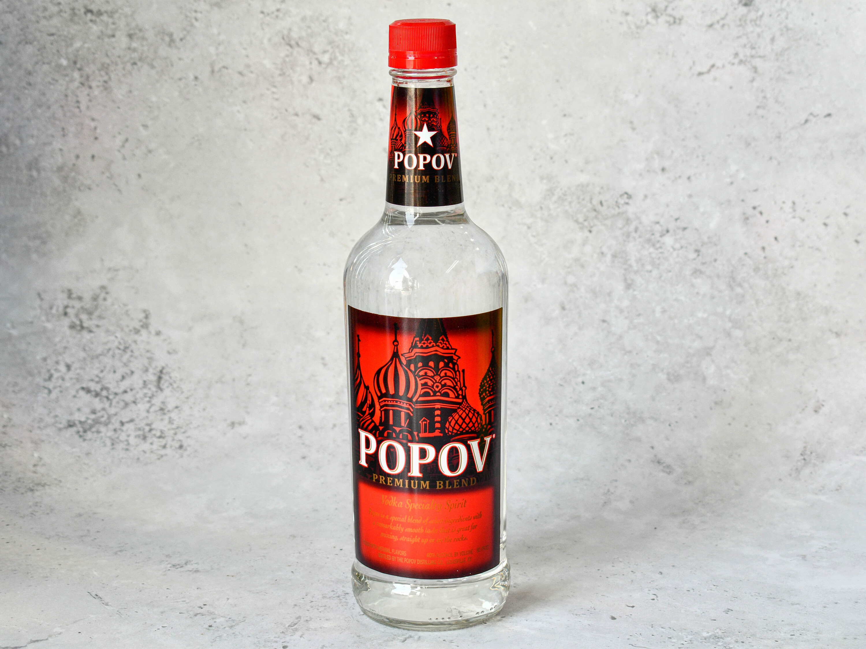 Order Popov, 750 ml. Vodka food online from 888 Liquor store, Rosemead on bringmethat.com