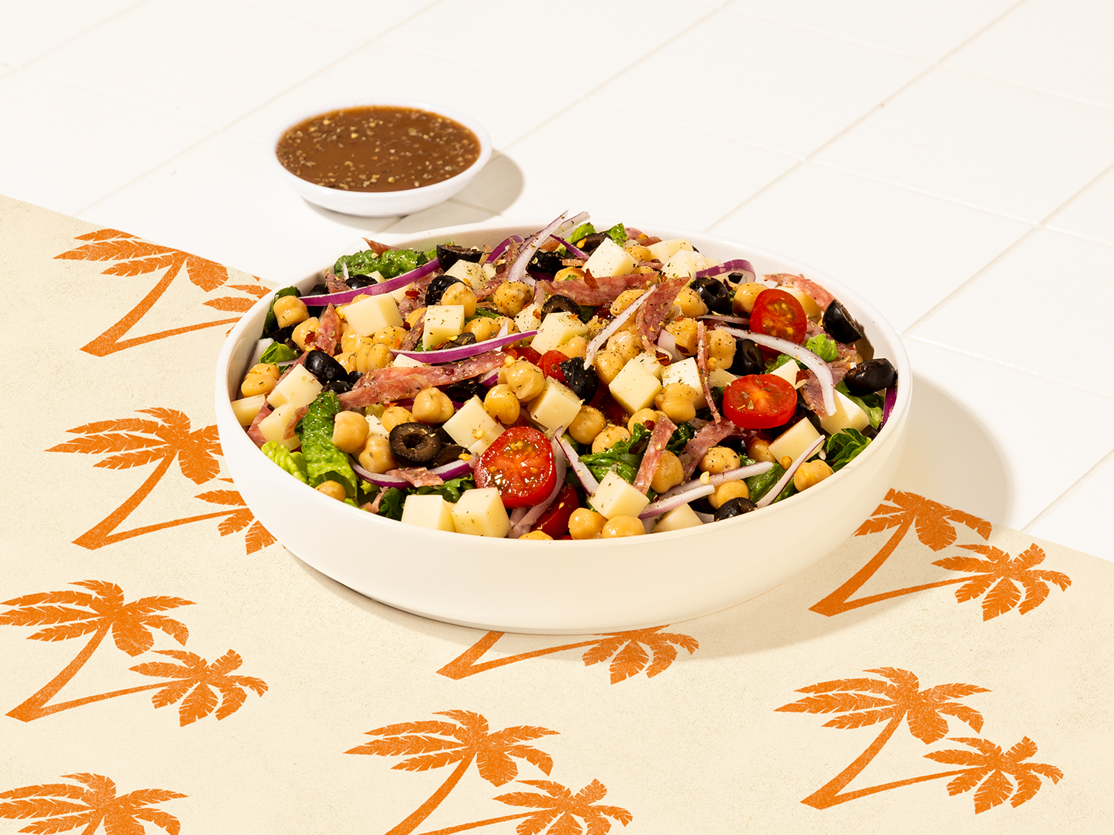 Order Antipasto Salad food online from Groovy Island Pizza Co.  store, Nashville on bringmethat.com