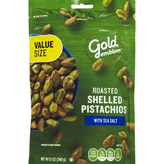 Order Gold Emblem Roasted Shelled Pistachios With Sea Salt, 12 OZ food online from Cvs store, CENTRAL FALLS on bringmethat.com