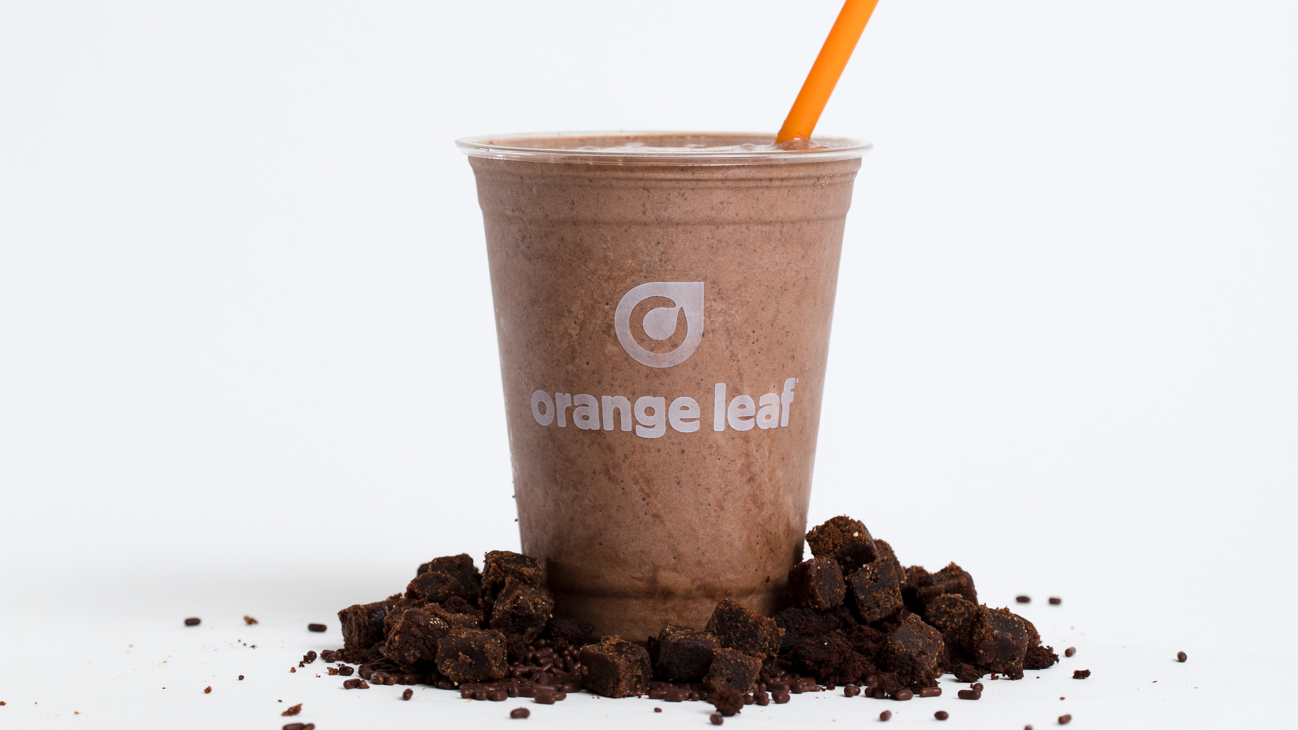 Order Brownie Shake food online from Orange Leaf Frozen Yogurt store, Lexington on bringmethat.com