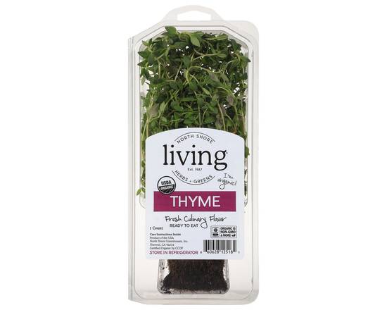 Order North Shore Living · Organic Thyme (1 ct) food online from Safeway store, Napa on bringmethat.com