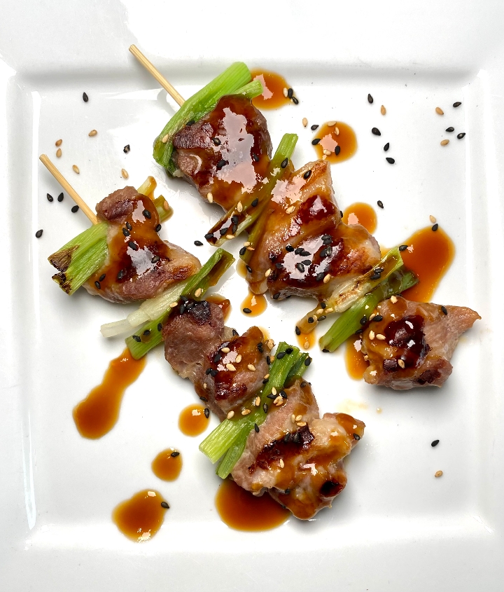 Order Pork Yakitori food online from Naked Grill Sushi store, Baltimore on bringmethat.com