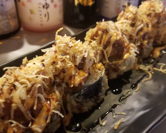 Order Badger Crunch Roll (deep fried roll) food online from I Luv Sushi store, Rockford on bringmethat.com