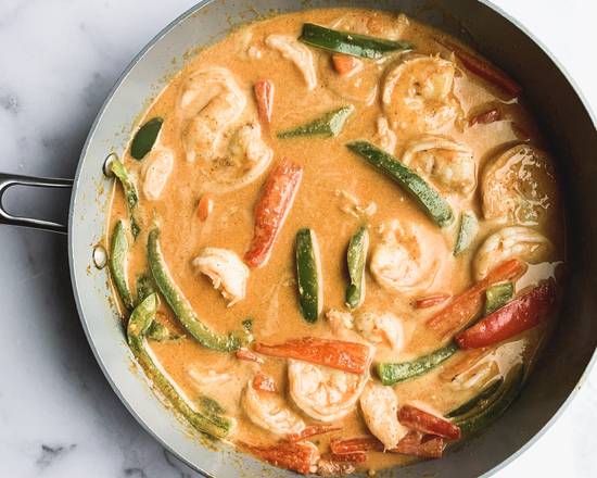 Order Panang Curry Shrimp food online from East China store, Aurora on bringmethat.com