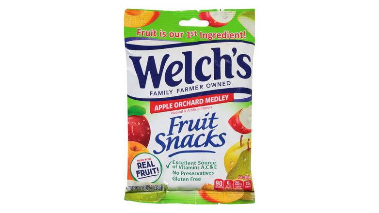 Order Welch'S Fruit Snacks Apple Orchard Medley food online from Trumbull Mobil store, Trumbull on bringmethat.com