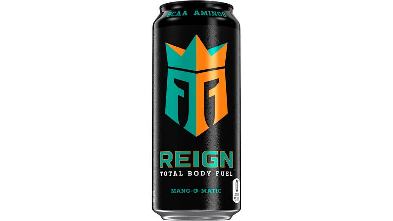 Order Reign Total Body Fuel Energy Drink, Mango-O-Matic food online from Shell Rock Spring store, Bel Air on bringmethat.com