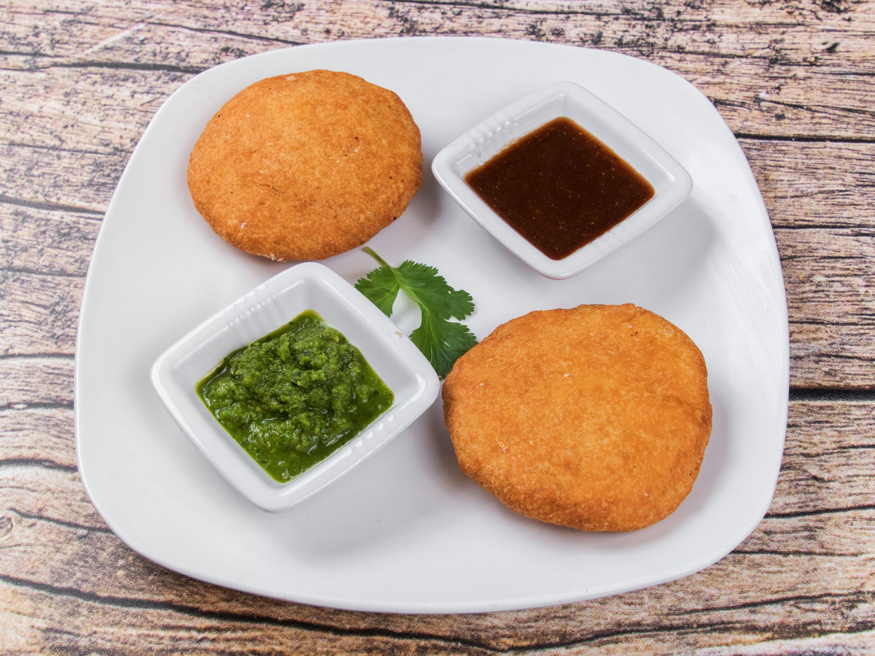 Order Punjabi Kachori (2 pieces) food online from Royal Sweets store, Decatur on bringmethat.com