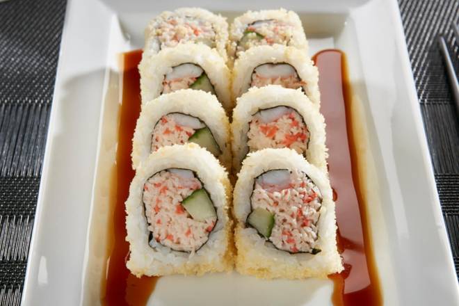 Order TOOTSY MAKI ROLL food online from RA Sushi store, Leawood on bringmethat.com