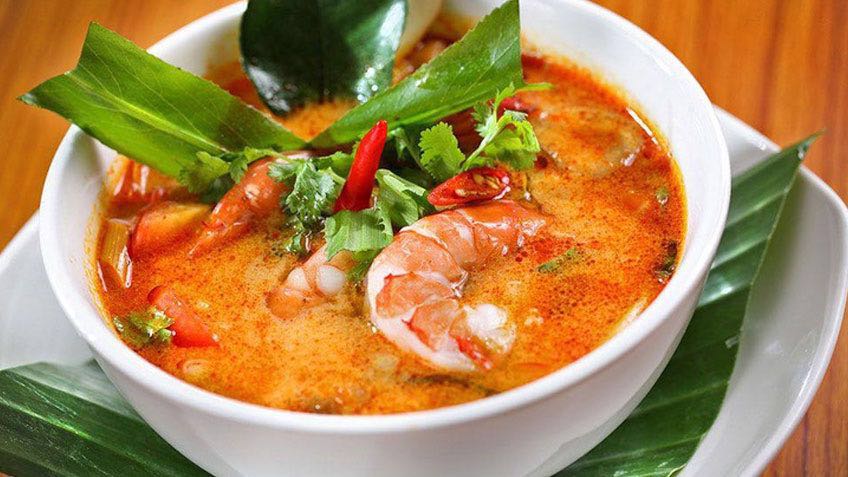 Order Tom Yum Soup food online from Tengu Asian Bistro store, Albany on bringmethat.com