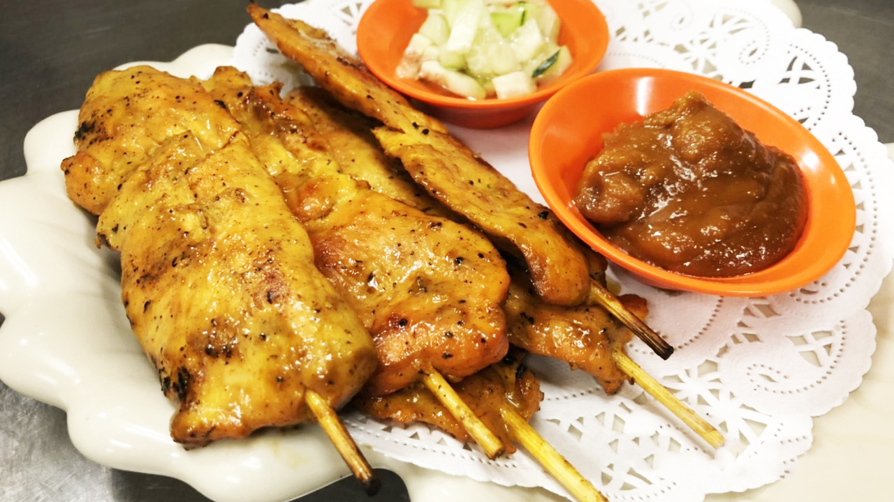 Order S4. Chicken Satay Special food online from Luck Thai Pj Cuisine store, Los Angeles on bringmethat.com