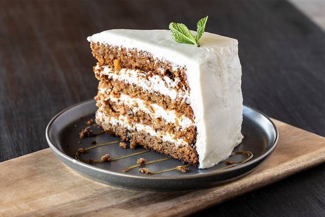 Order CARROT CAKE food online from Rock Bottom Brewery store, Milwaukee on bringmethat.com