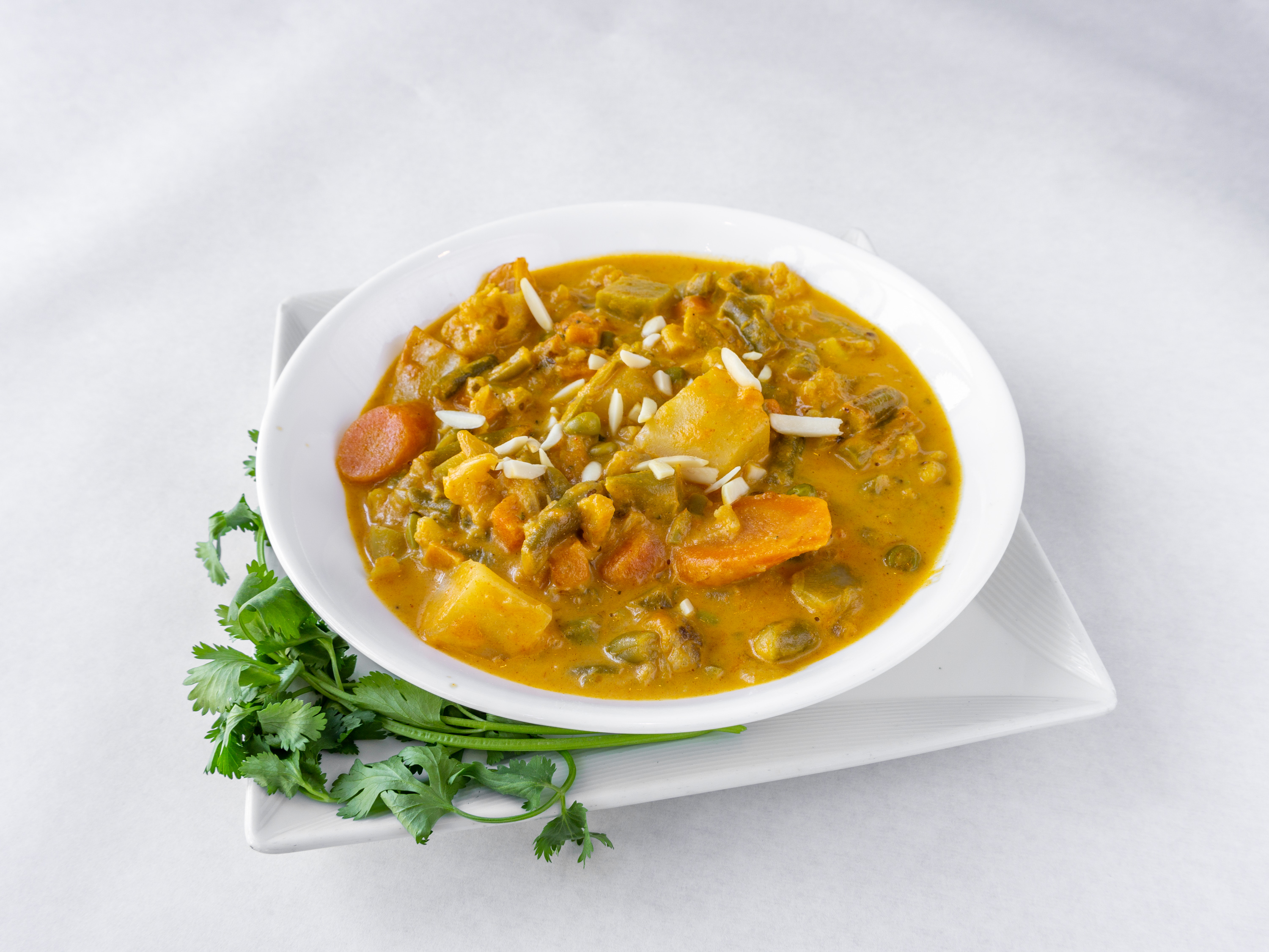 Order Veggie Korma food online from The Little India Restaurant store, Chicago on bringmethat.com