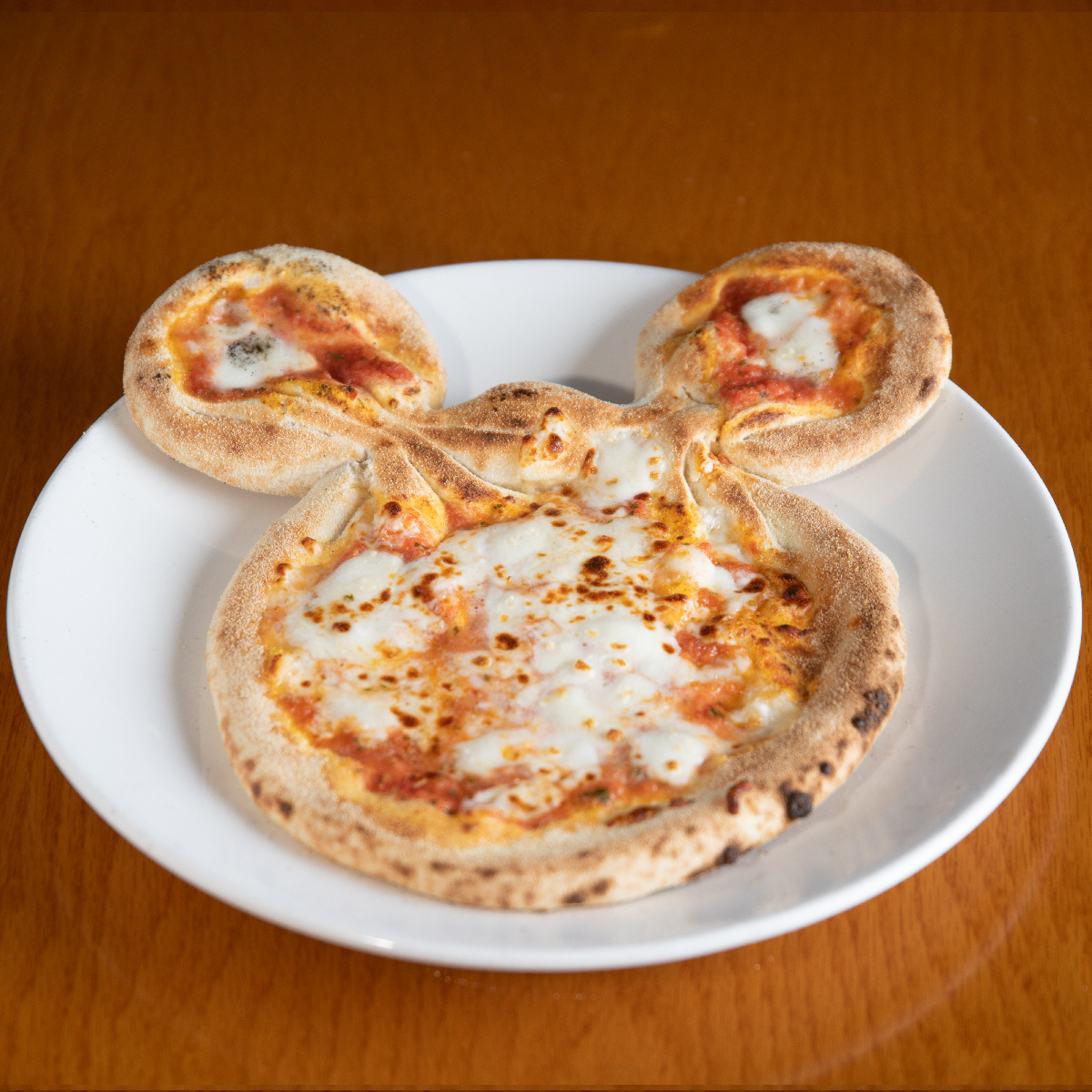 Order Mickey mouse cheese pizza food online from Trattoria da Vittorio store, San Francisco on bringmethat.com