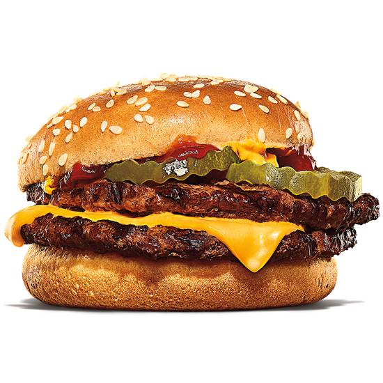 Order Double Cheeseburger food online from Burger King store, Fredericksburg on bringmethat.com