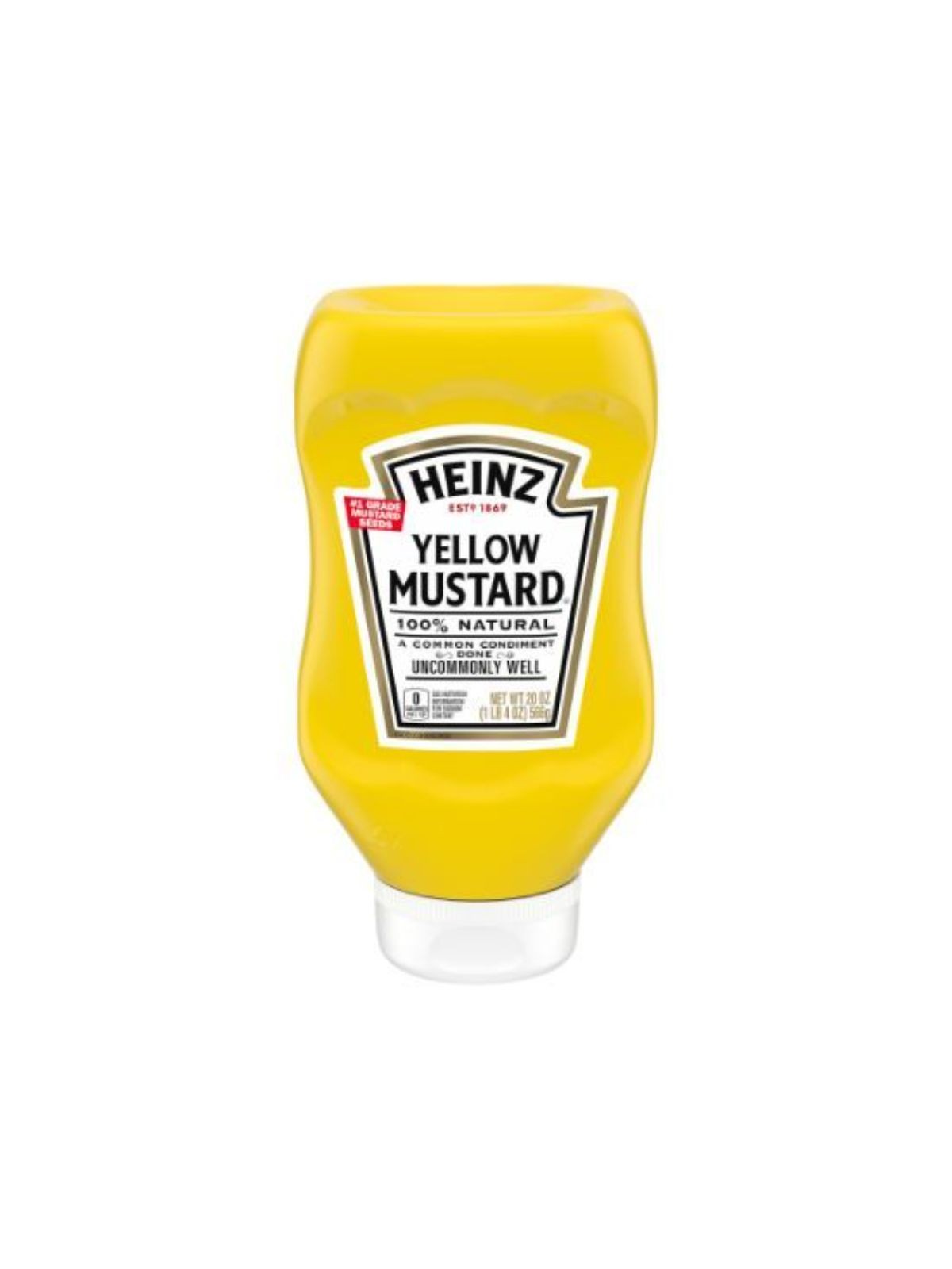 Order Heinz Yellow Mustard (20 oz) food online from Stock-Up Mart store, Marietta on bringmethat.com