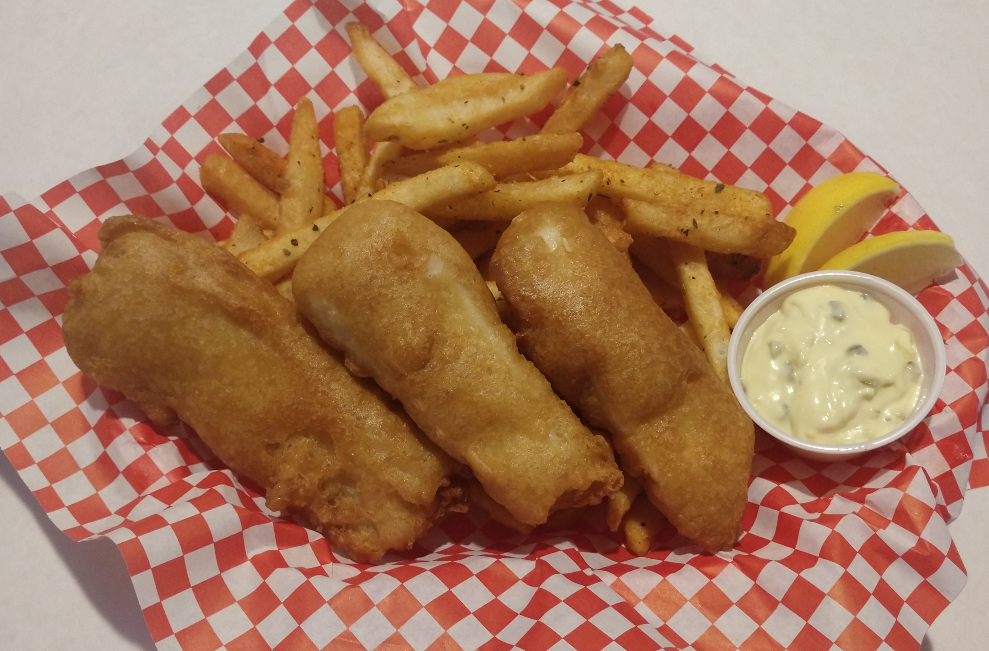 Order Fish & Chips Basket food online from Angry Crab Shack store, Phoenix on bringmethat.com