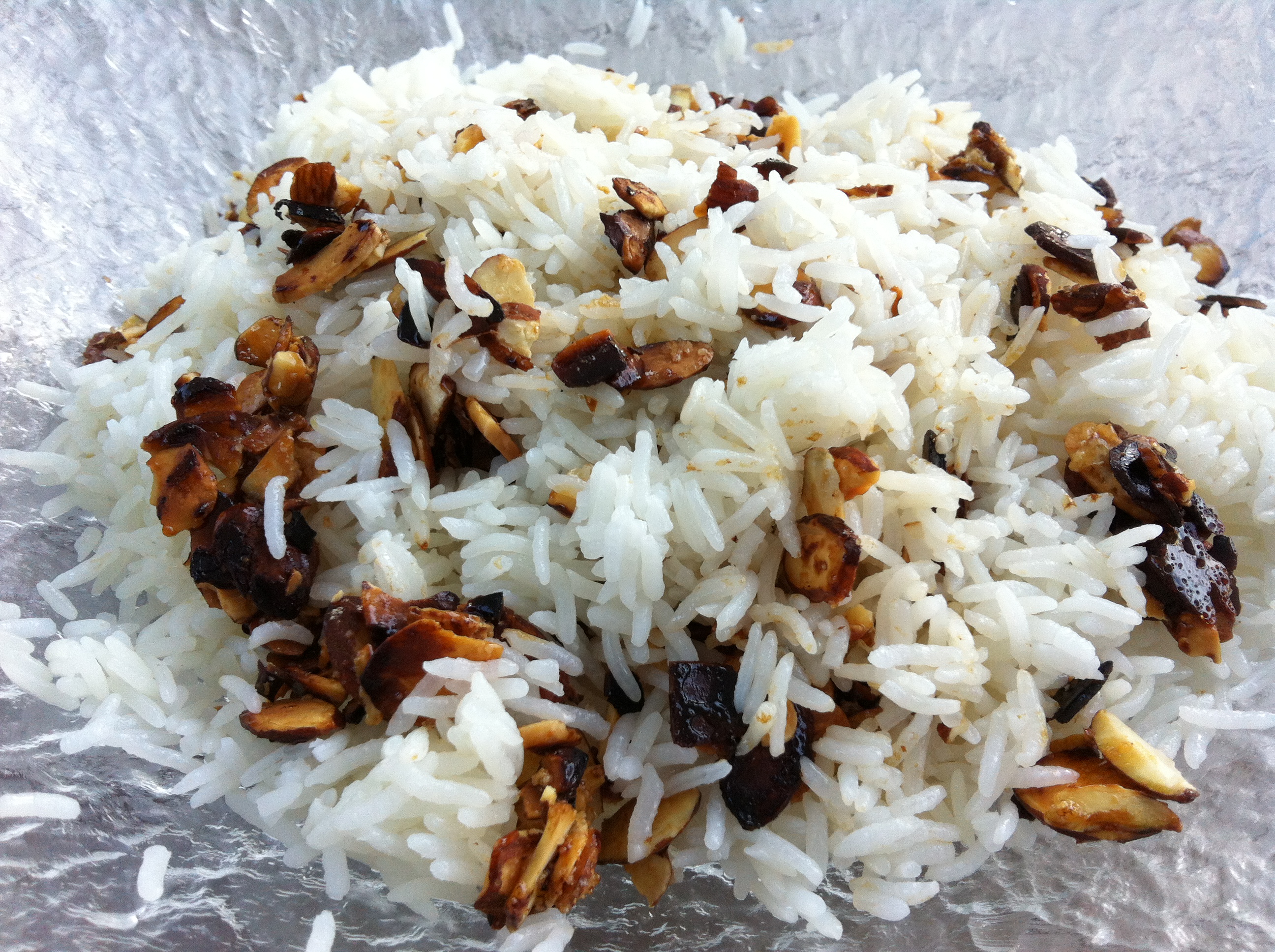 Order Coconut Almond Rice food online from Indian Street Cafe store, San Jose on bringmethat.com