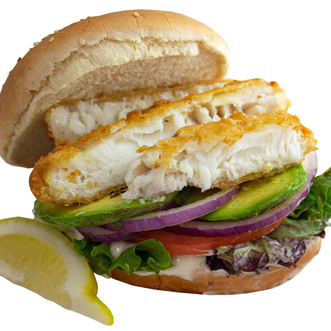 Order Fish Burger food online from Mad Madelines Grill store, Temecula on bringmethat.com