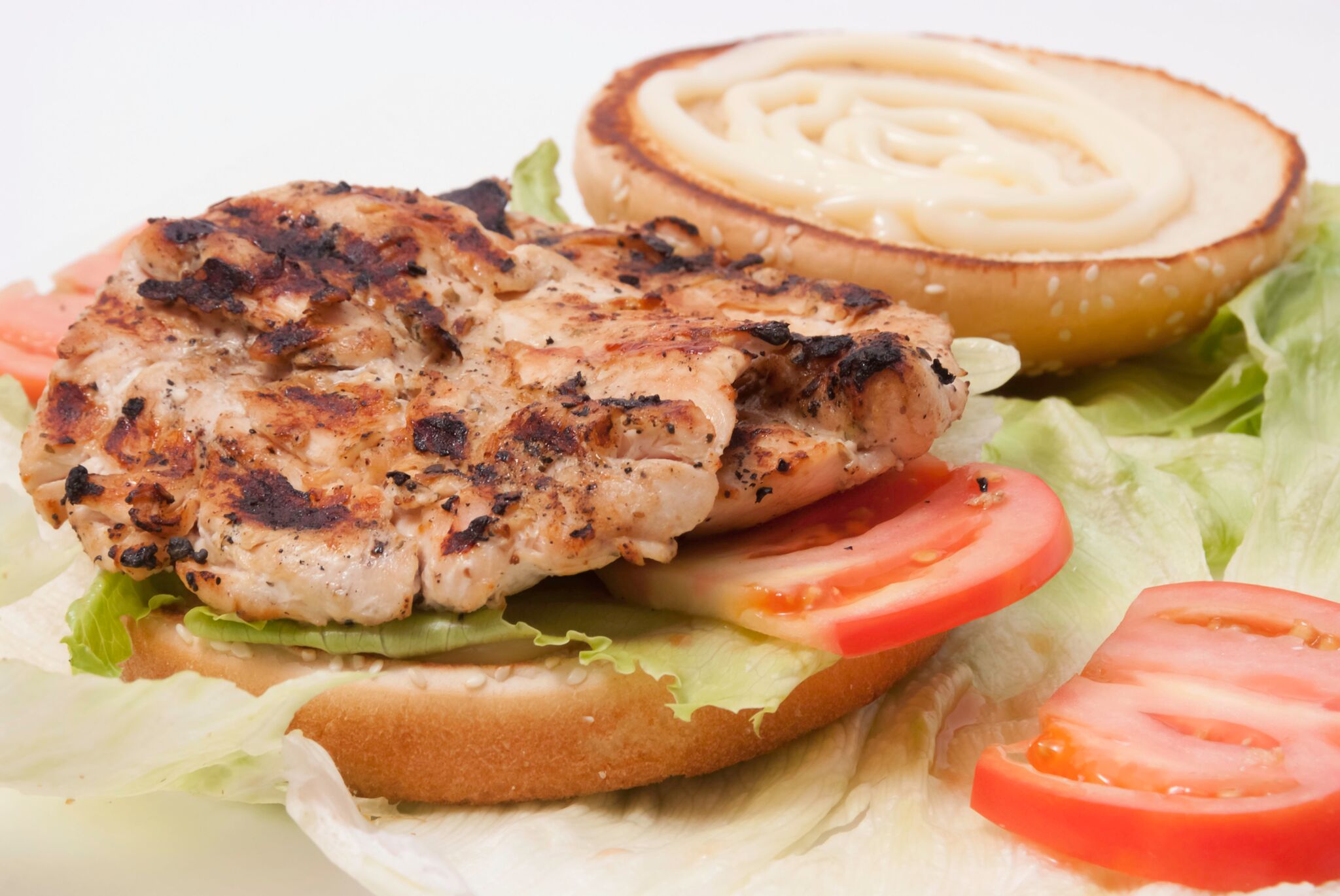 Order Grilled Chicken Sandwich food online from Rudy's Grill store, Summit Argo on bringmethat.com