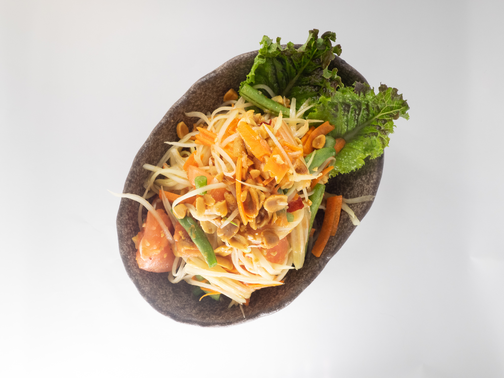 Order Green Papaya Salad food online from Karakade Thai Cuisine store, Redwood City on bringmethat.com
