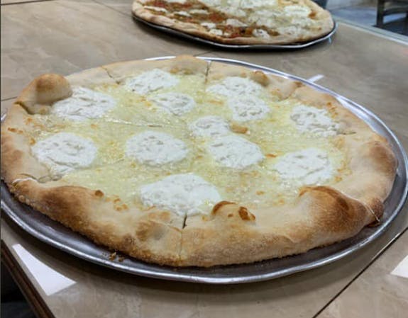 Order White Pizza - Pizza food online from Lorenzo's Pizza store, Staten Island on bringmethat.com