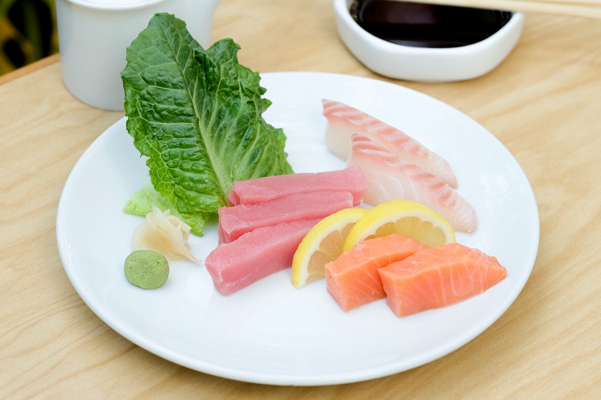 Order SASHIMI SAMPLER food online from Benihana of Tokyo store, Burlingame on bringmethat.com