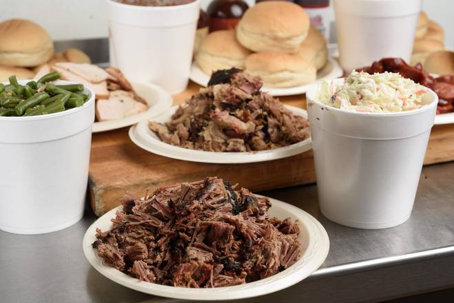Order #4 Family Pack (Feeds 16) food online from Hog Wild Pit Bar-B-Q store, Wichita on bringmethat.com