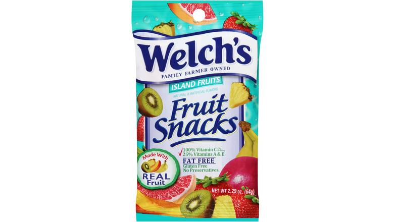 Order Welch'S Fruit Snacks Island Fruits food online from Trumbull Mobil store, Trumbull on bringmethat.com