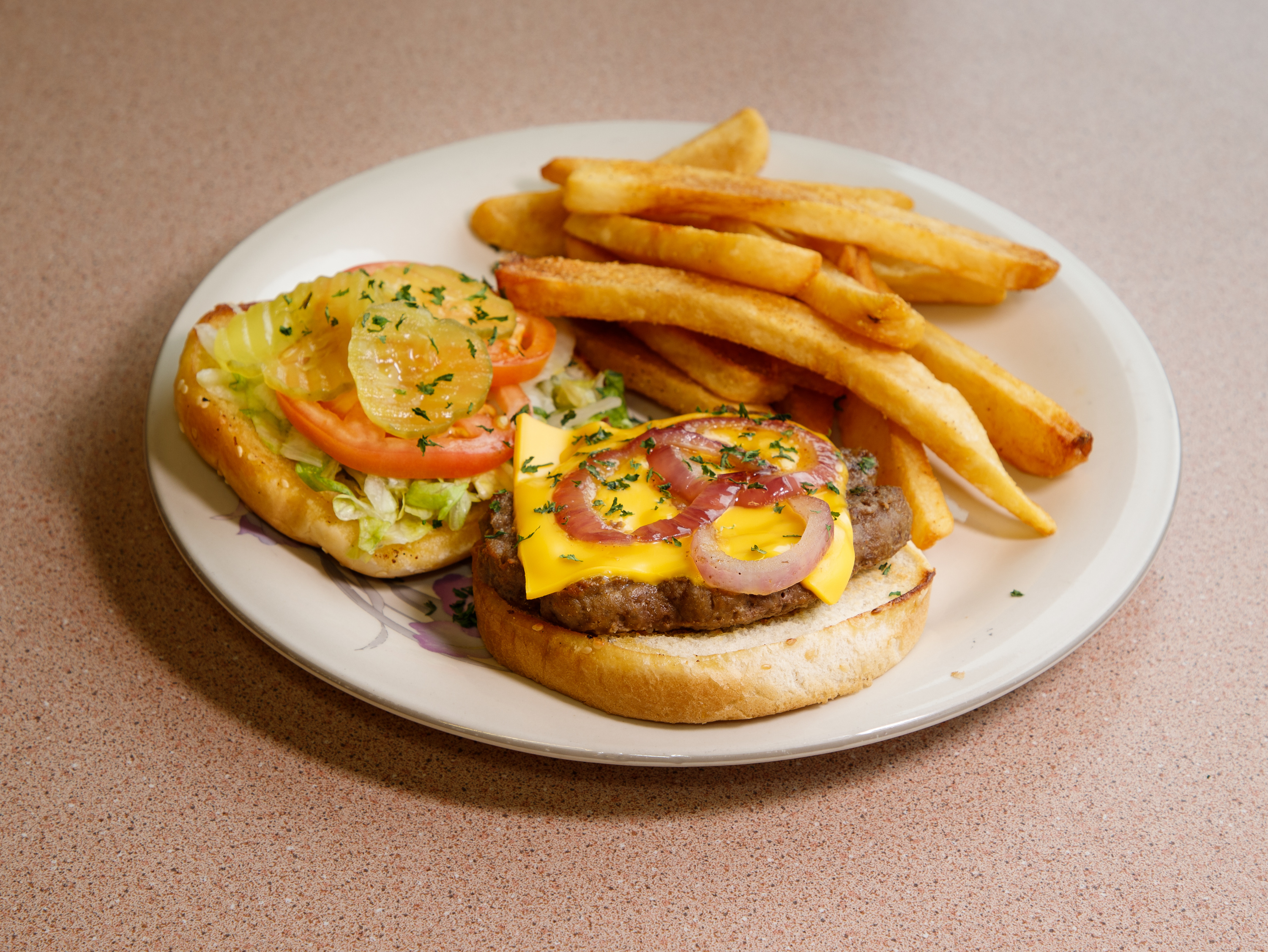 Order Cheeseburger food online from Soul Heaven Cafe & Catering store, Mobile on bringmethat.com