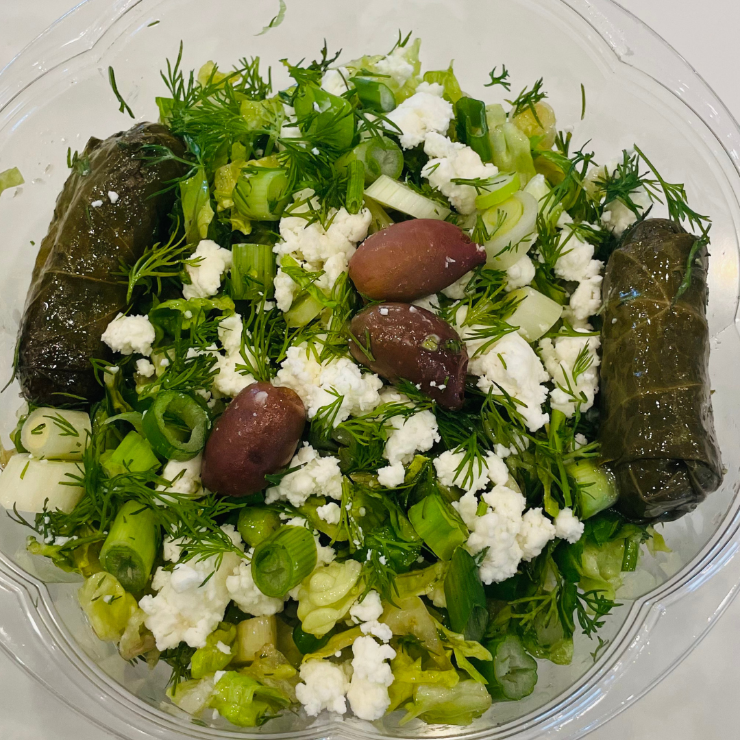 Order Prasini Chopped Salad food online from Gyro Jimmys store, Carle Place on bringmethat.com