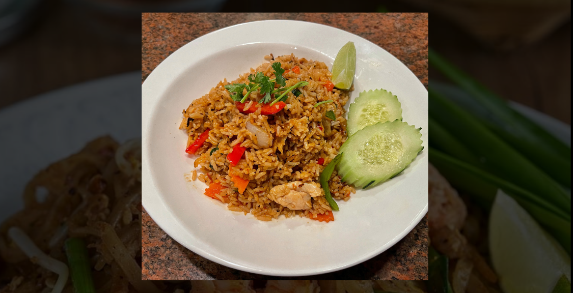 Order Basil Fried Rice food online from Thonglor Thai Bistro store, San Mateo on bringmethat.com