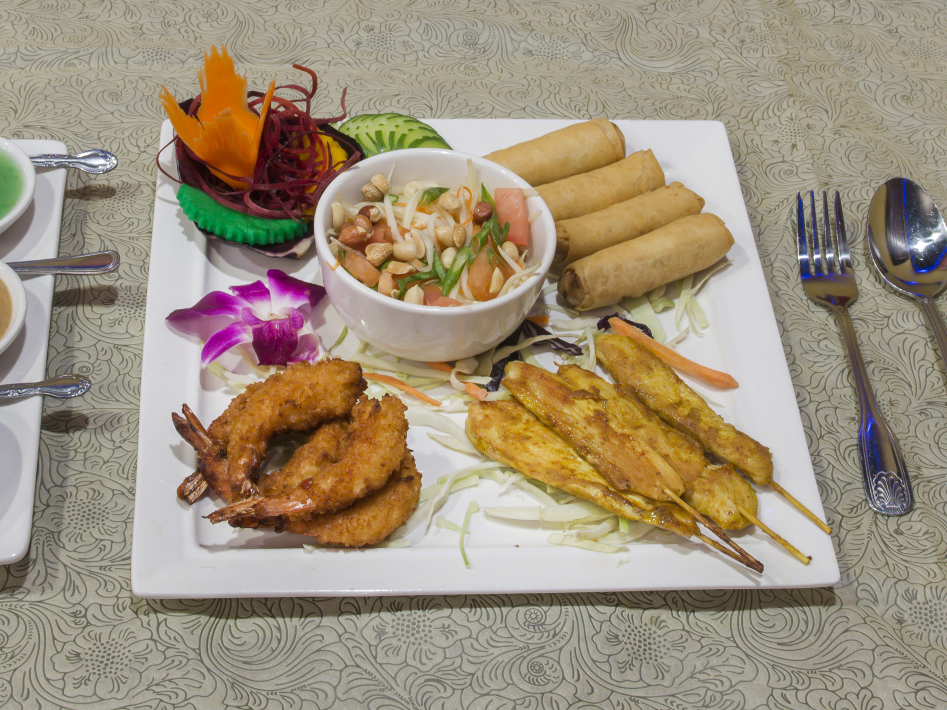 Order Mixed Sample Platter food online from N Thai Palace store, Somerset on bringmethat.com