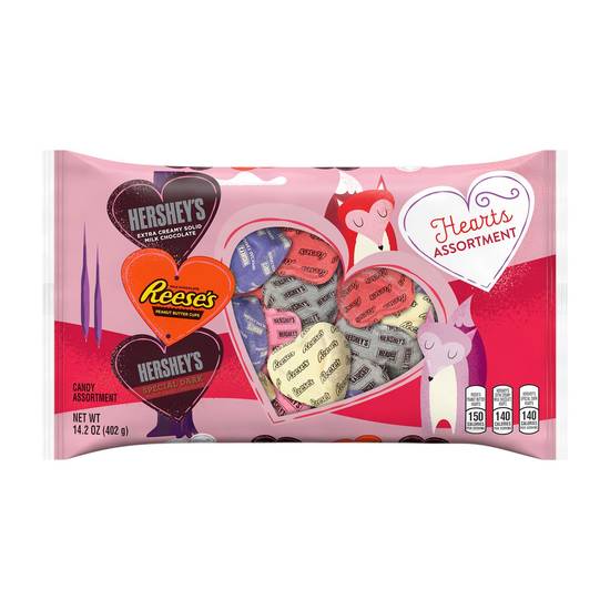 Order HERSHEY'S and REESE'S Milk and Dark Chocolate Assortment Hearts, Valentine's Day Candy, 14.2 oz food online from Cvs store, EL MONTE on bringmethat.com
