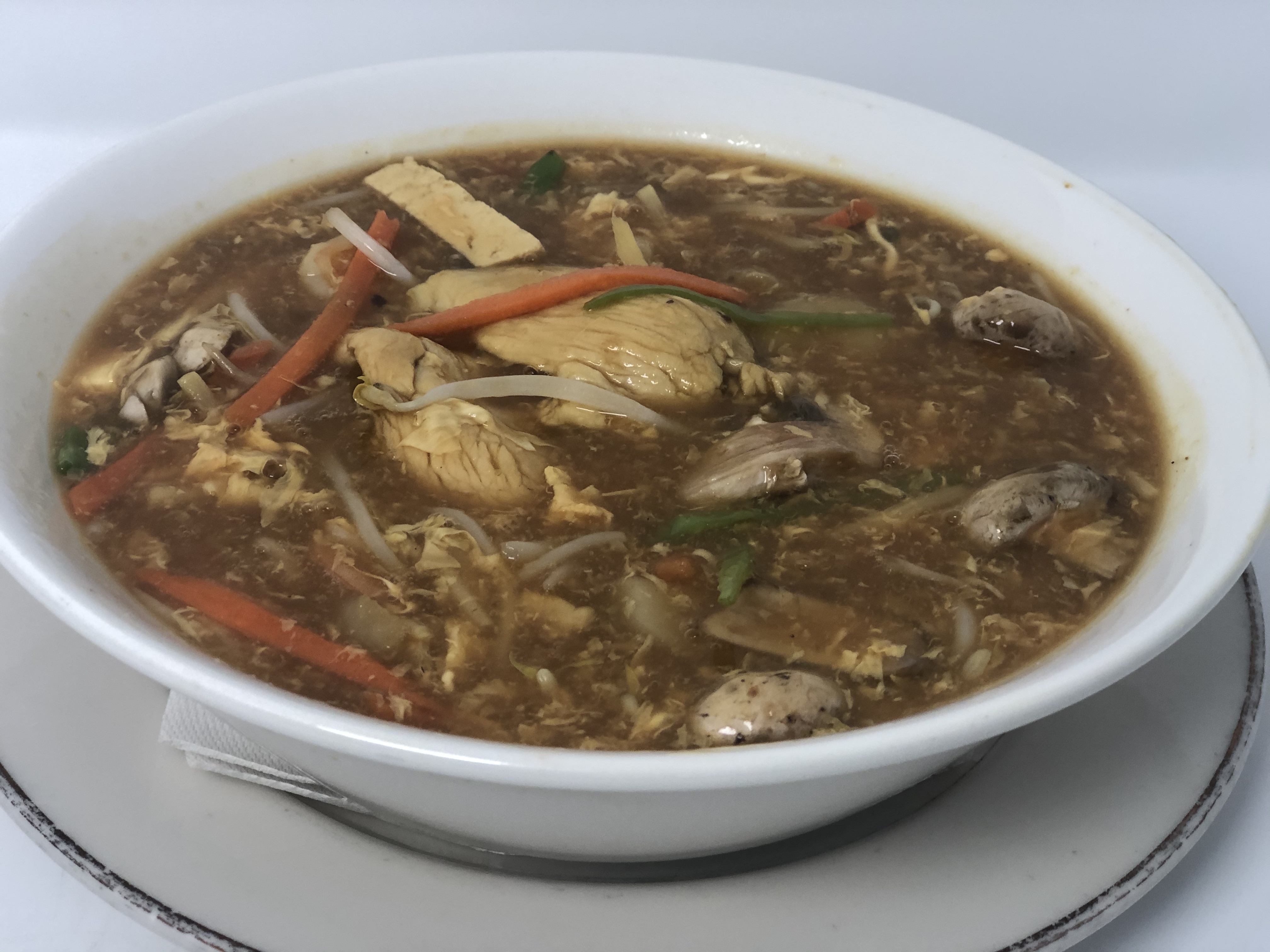 Order Hot and Sour Soup food online from Hao Wah - S Dale Mabry Hwy store, Tampa on bringmethat.com