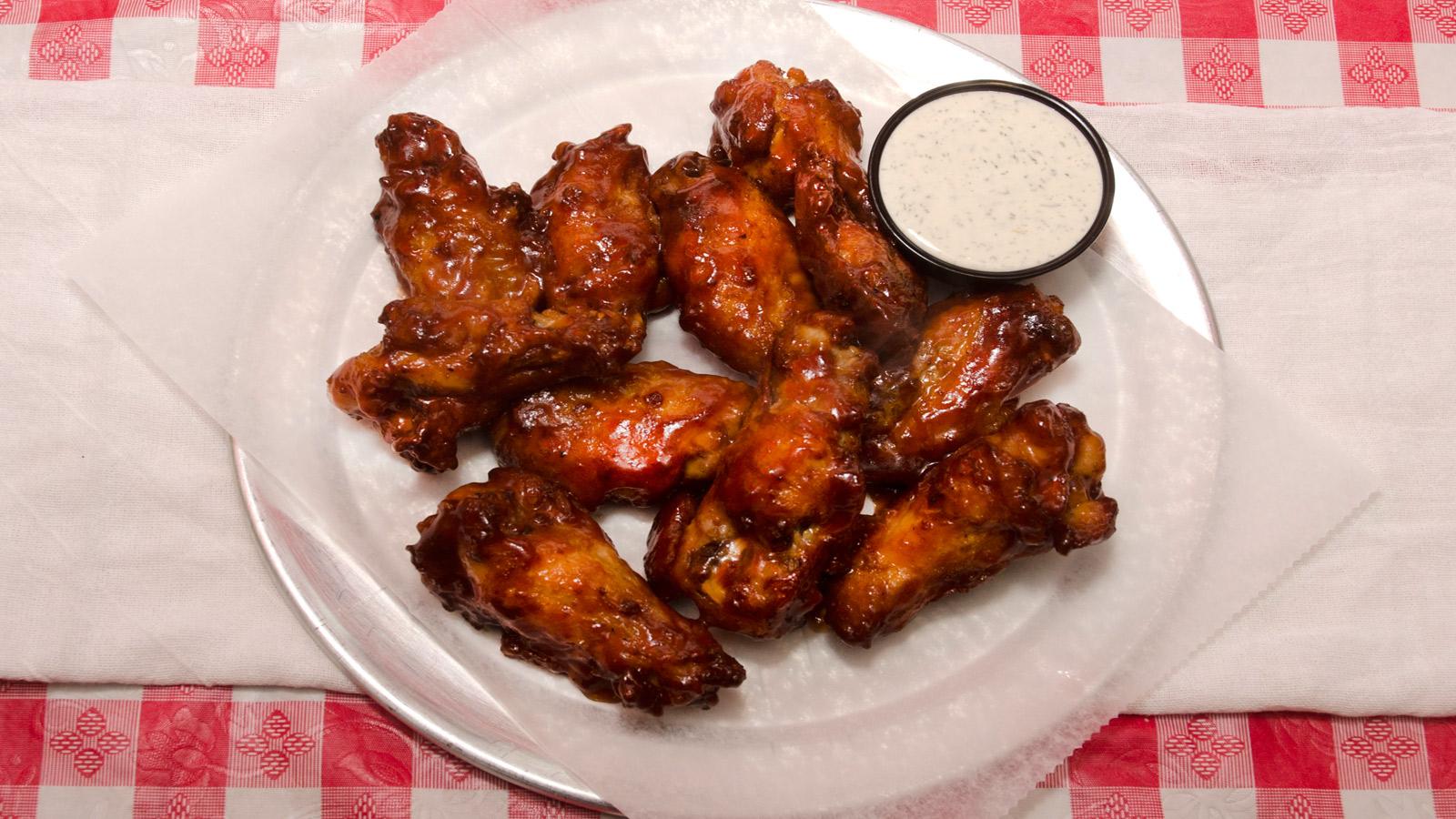 Order 1 / 2 LB Wings food online from Pizza Spot store, Plymouth on bringmethat.com