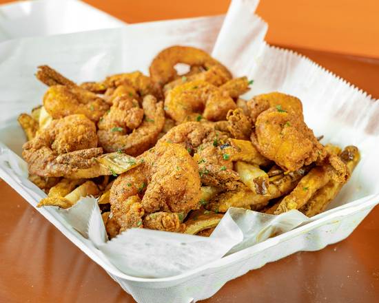Order Fried Shrimp food online from Brothers Seafood store, New Rochelle on bringmethat.com
