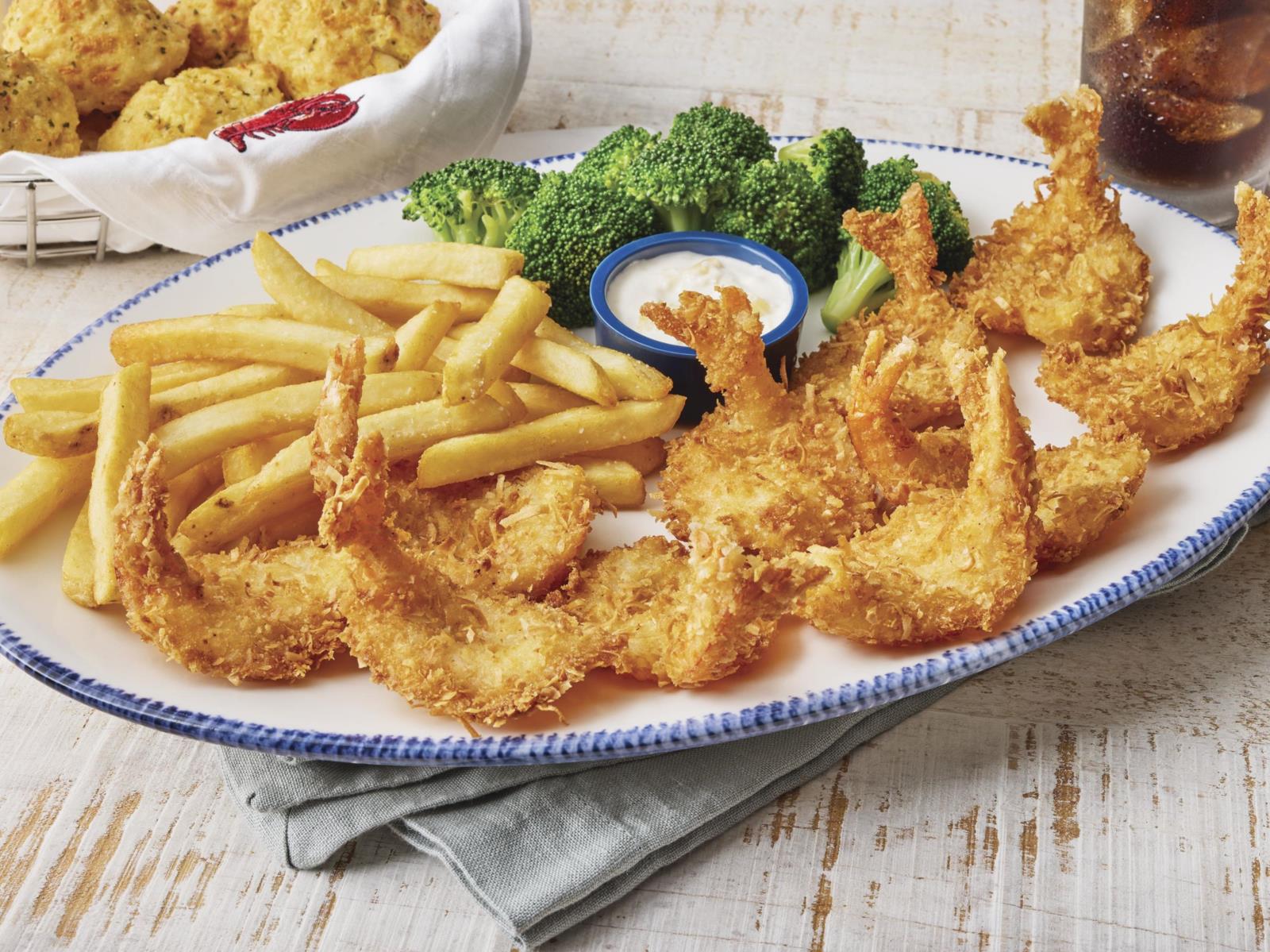 Order Parrot Isle Jumbo Coconut Shrimp food online from Red Lobster store, Findlay on bringmethat.com