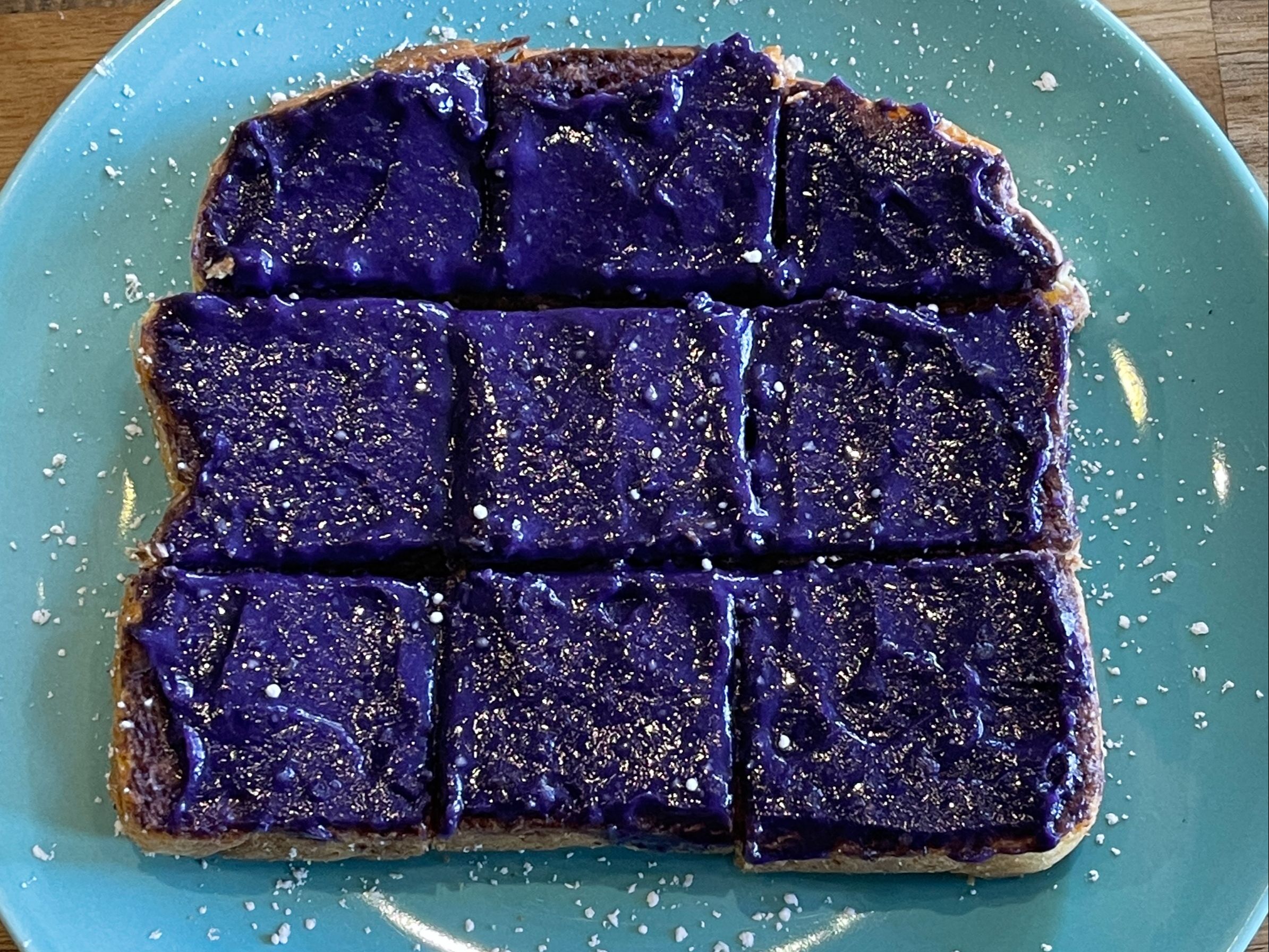 Order Purple Yam Thick Toast food online from Ping Yang Thai Grill & Dessert store, San Francisco on bringmethat.com