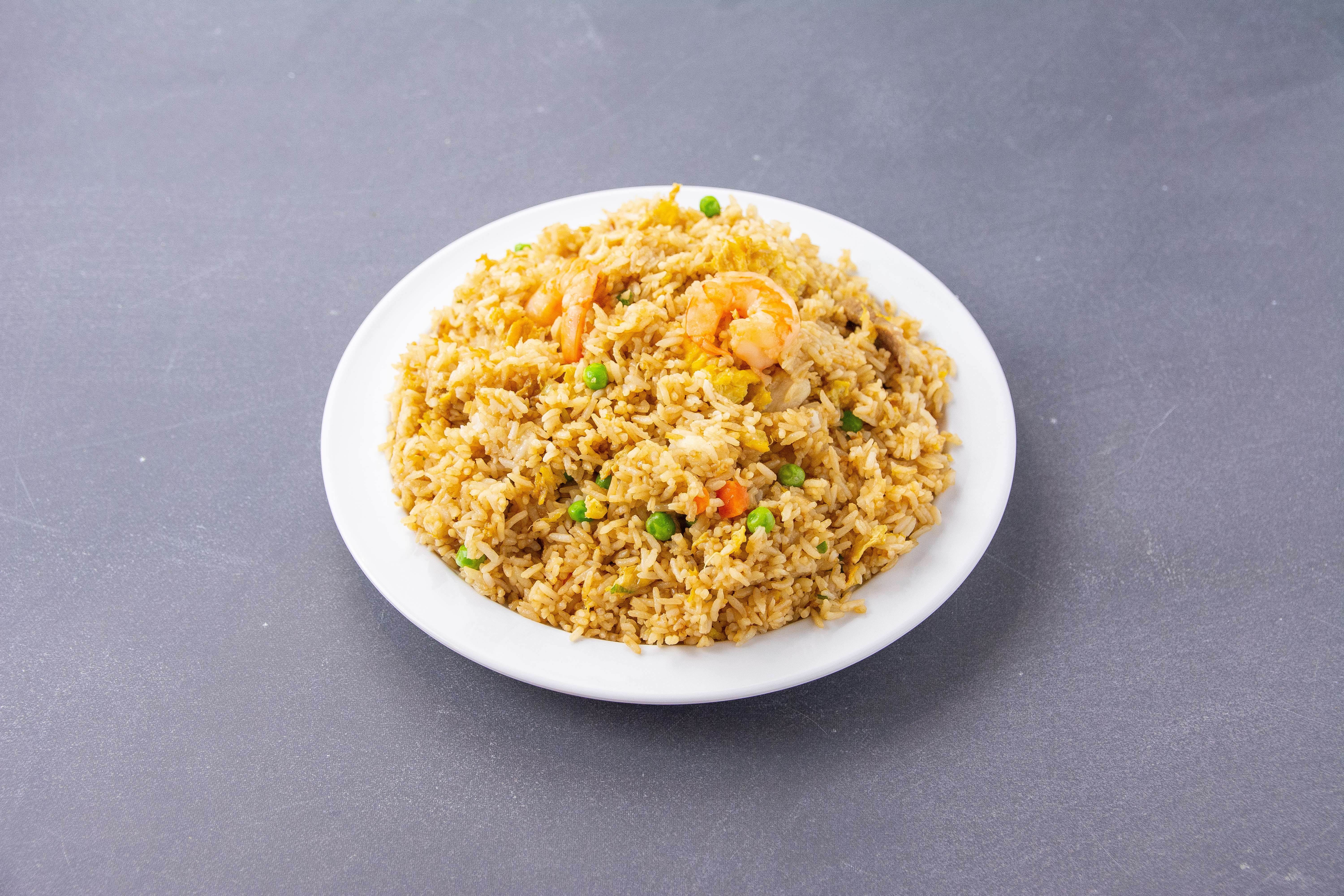 Order 134. House Special Fried Rice food online from New Hong Kong Restaurant store, San Leandro on bringmethat.com