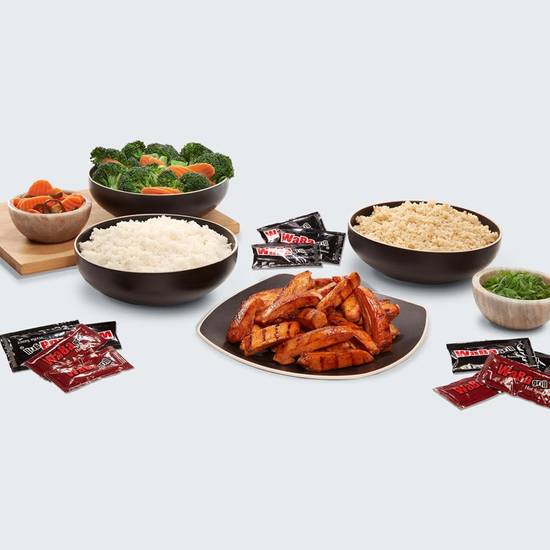 Order Sweet and Spicy Chicken Family Meal food online from Waba Grill store, Maywood on bringmethat.com