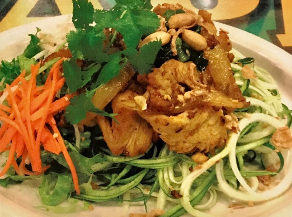 Order 19. Lemongrass Chicken Noodle Salad food online from Papaya Vietnamese Cuisine store, Bellevue on bringmethat.com