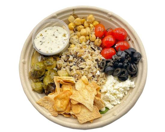 Order Mediterranean Grain Bowl food online from Verde Salad Co. store, El Paso on bringmethat.com
