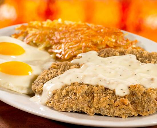 Order 2 Eggs & Country Fried Steak food online from Huddle House store, Radcliff on bringmethat.com