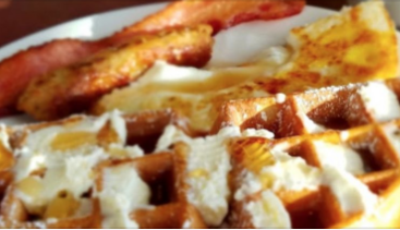 Order Belgian Waffle food online from Sterling Cafe store, Lincoln on bringmethat.com