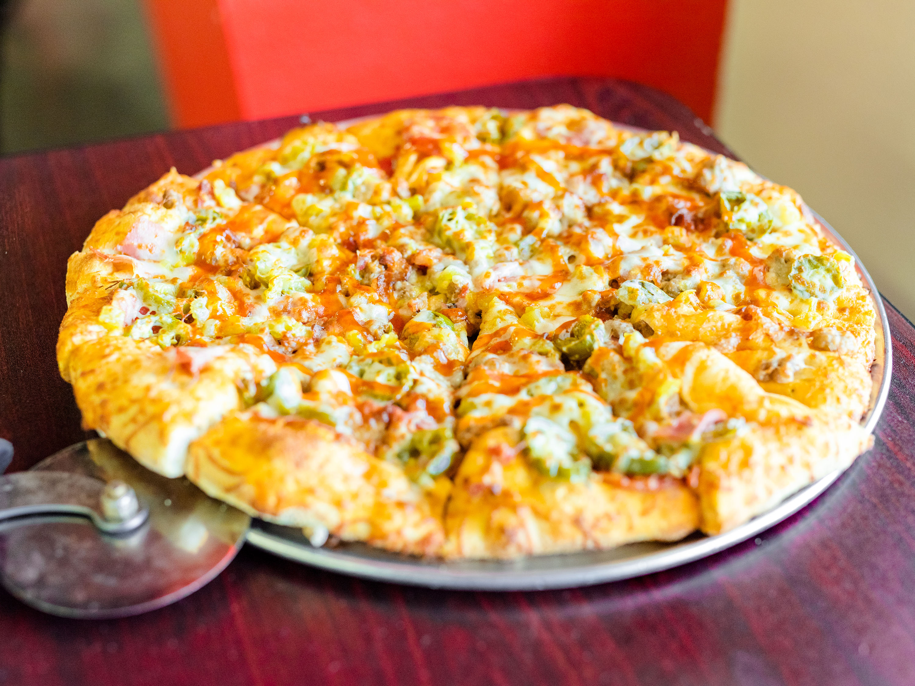 Order Texas Heat Pizza food online from Potter's Pizza store, Abilene on bringmethat.com
