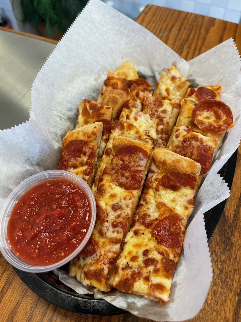 Order Pepperoni Sticks - Side food online from Raya's Pizzeria store, Carnegie on bringmethat.com