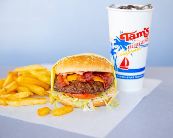 Order 1/4 Lb Bacon Burger food online from Tam's Burgers store, Los Angeles on bringmethat.com