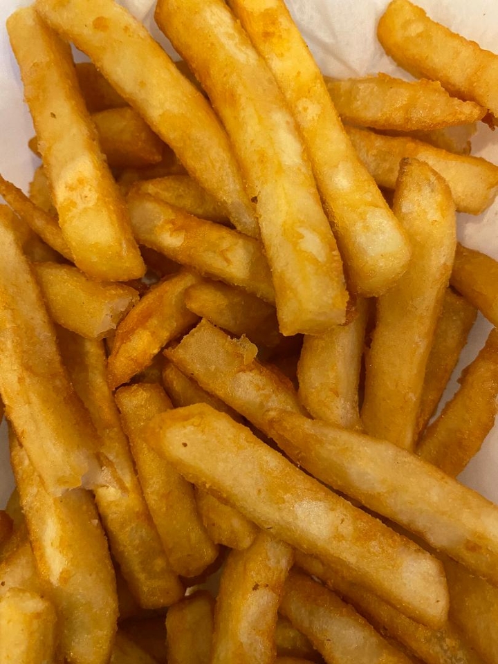 Order Large Fries food online from La Fresh Mediterranean Grill store, Plymouth on bringmethat.com